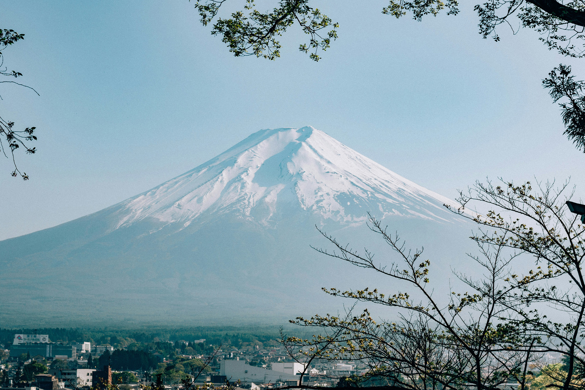 霊峰「富士山」を望む開放的な眺め